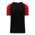 Athletic Knit V-Neck Baseball Jersey with Contrasting Shoulders (BA1375)